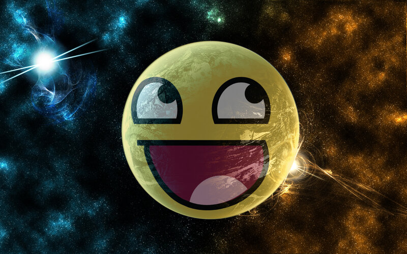 Smiling Face on Planet