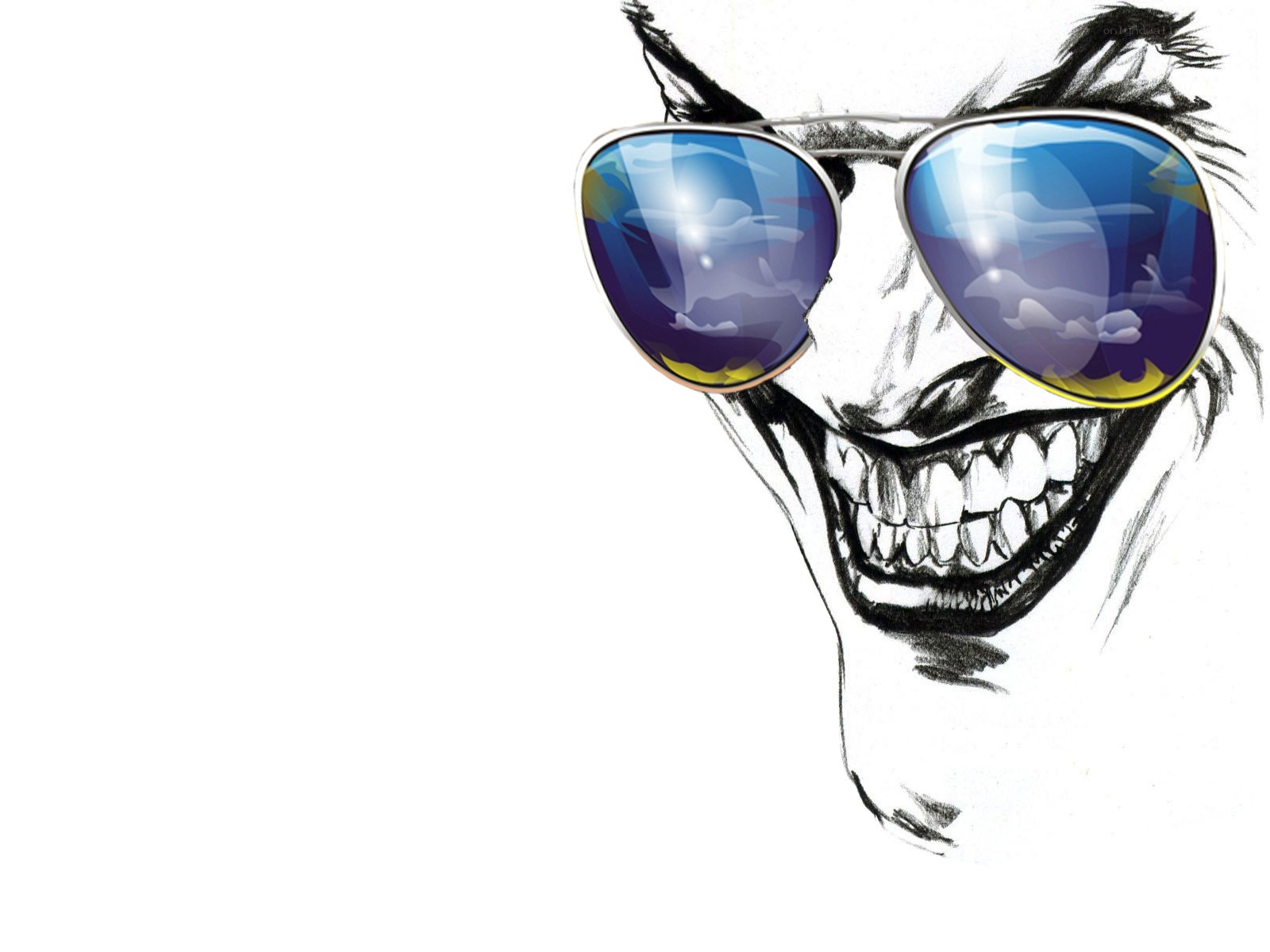 smiling face with sunglasses