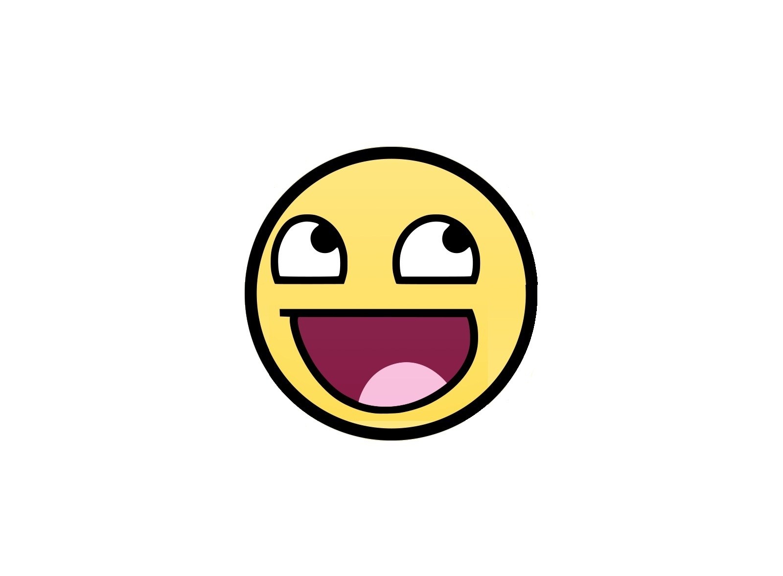 smiling face with wide eyes