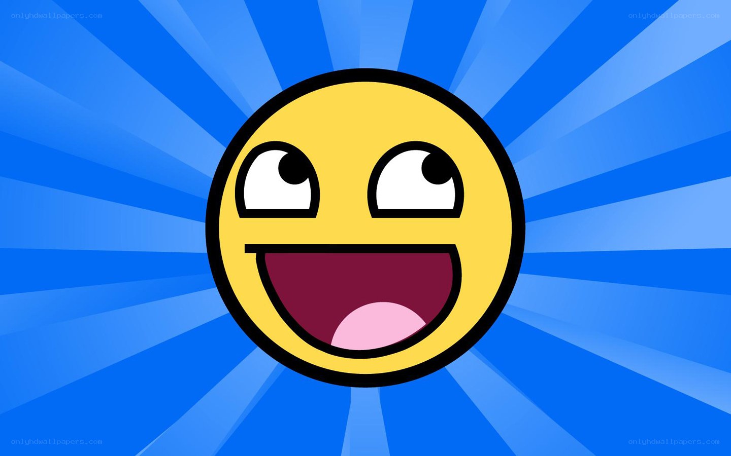smiling face with wide eyes