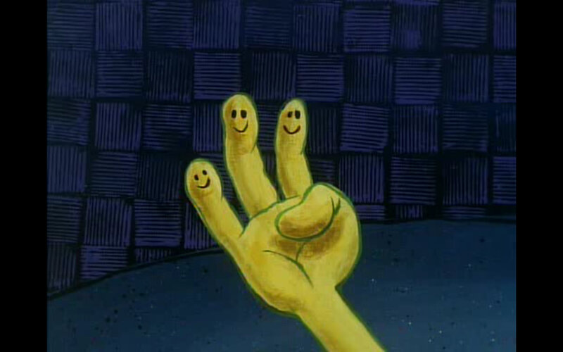 smiling fingers hand