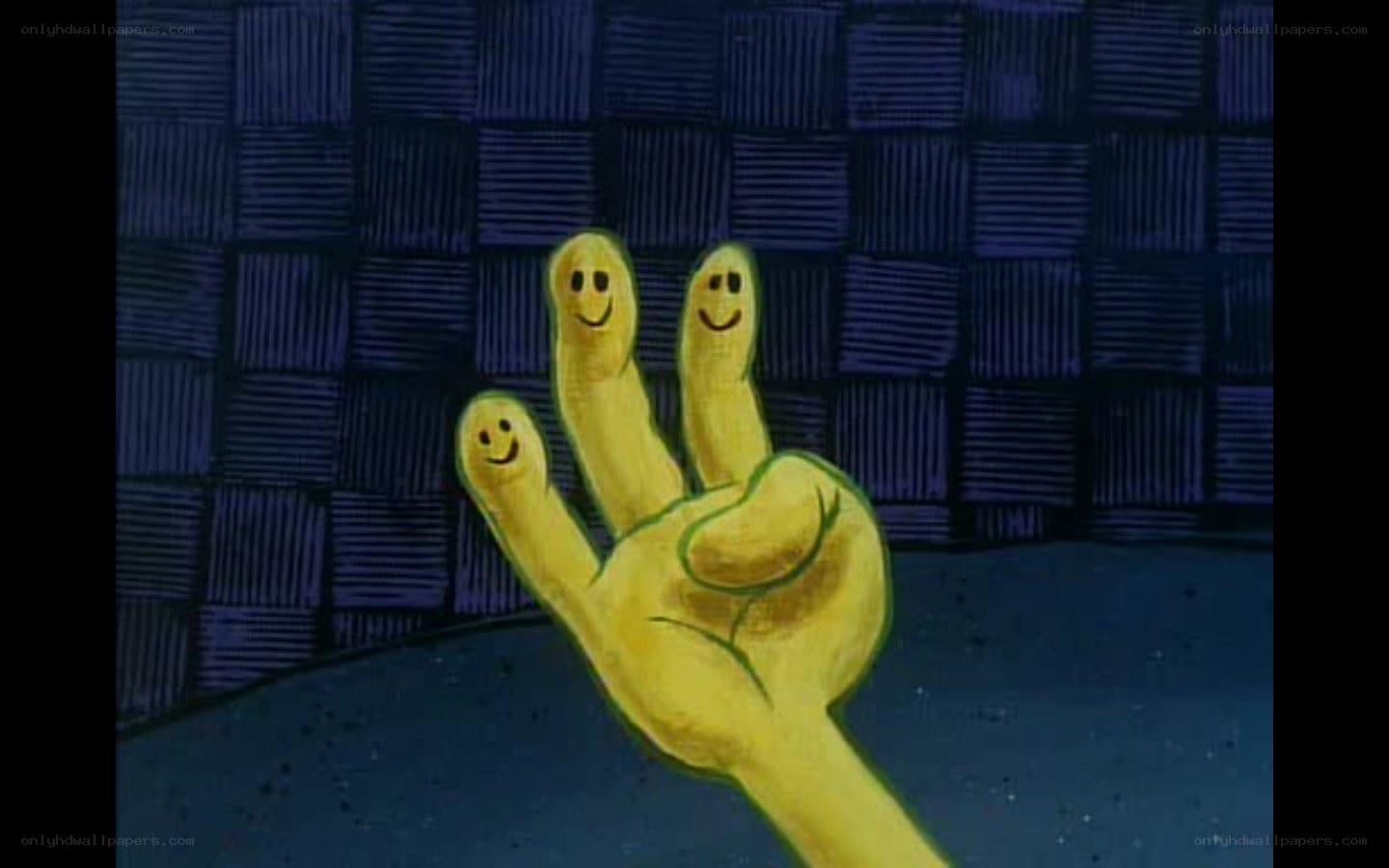 smiling fingers hand