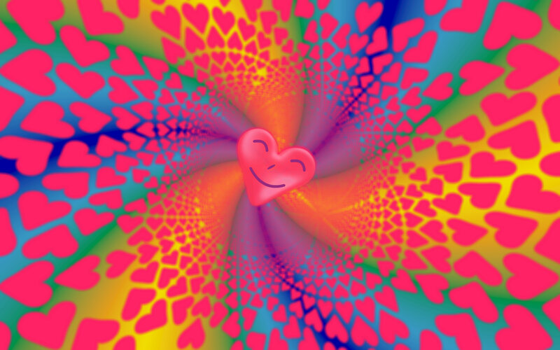 Smiling Heart in Tunnel