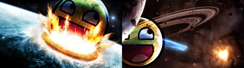 Smiling Planet Emoji