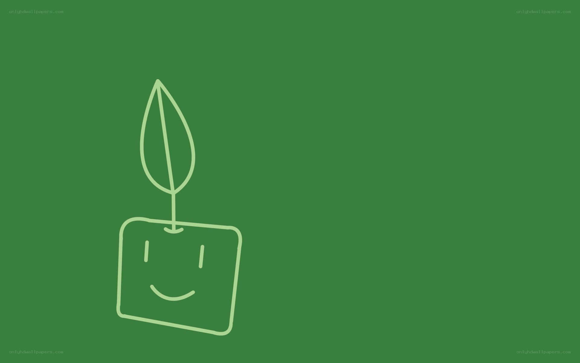 smiling plant icon