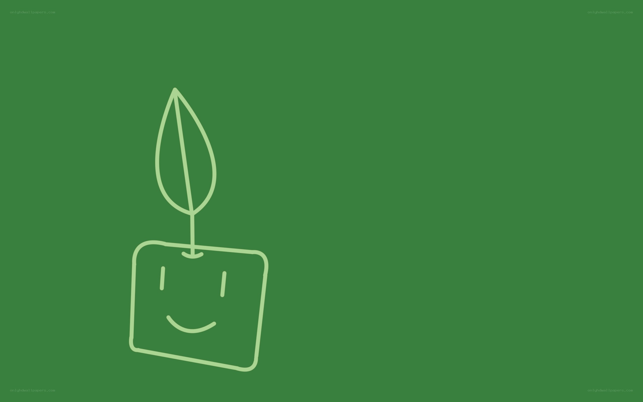 smiling plant icon