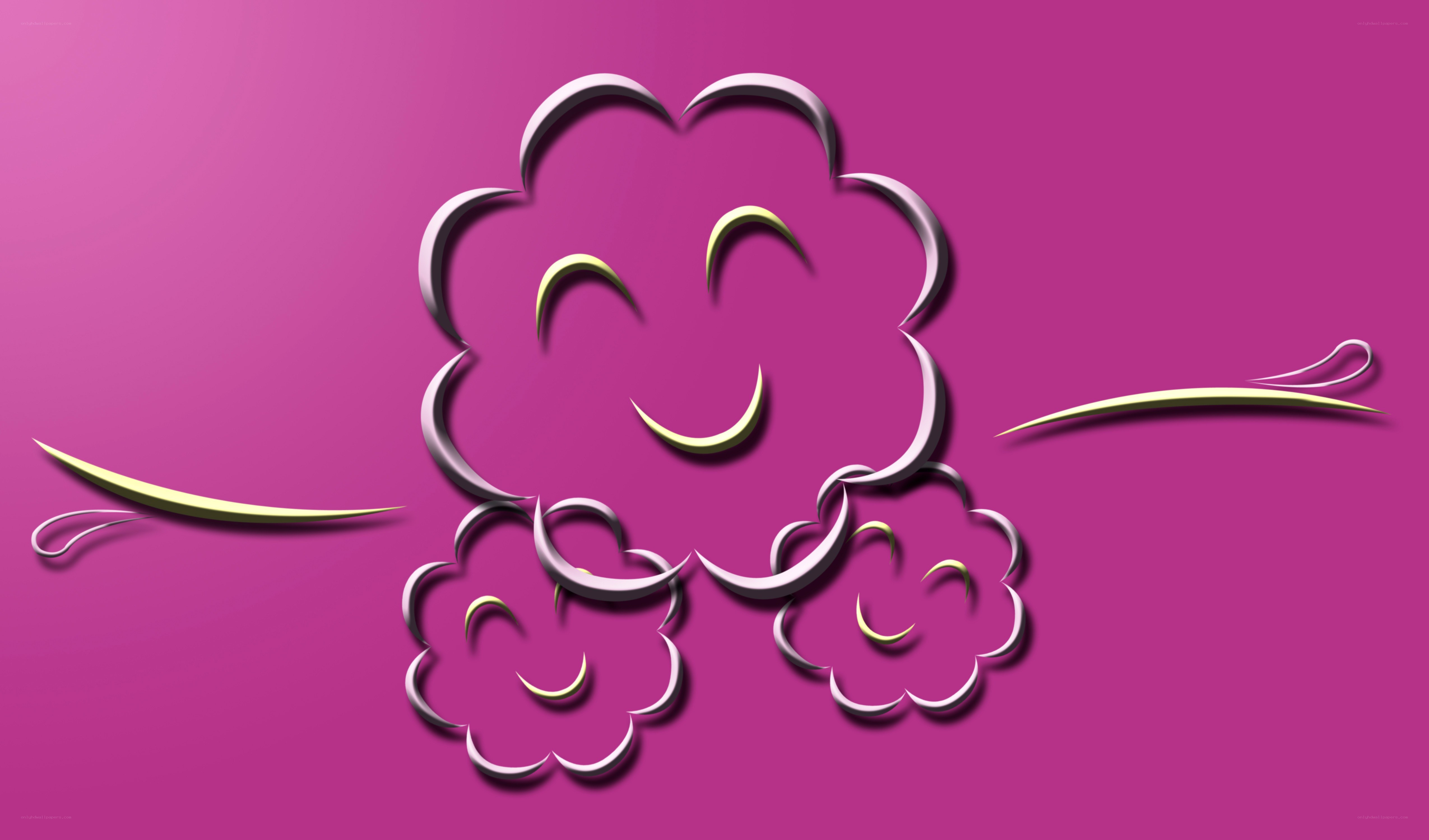 smiling raspberry illustration
