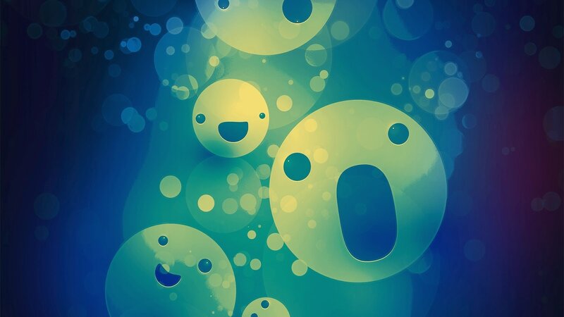 Smiling Round Creatures