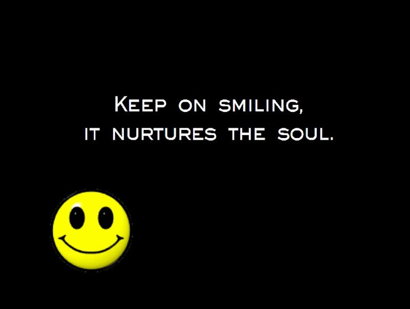 Smiling soul quote