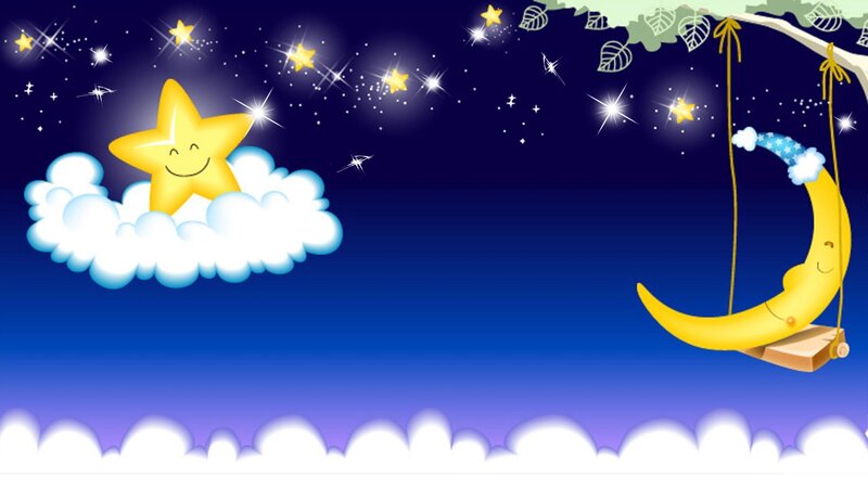 Smiling Star and Moon