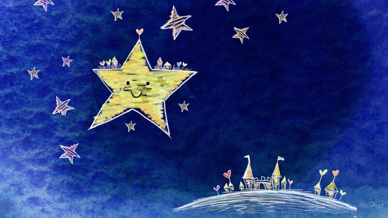 Smiling Star with Castle