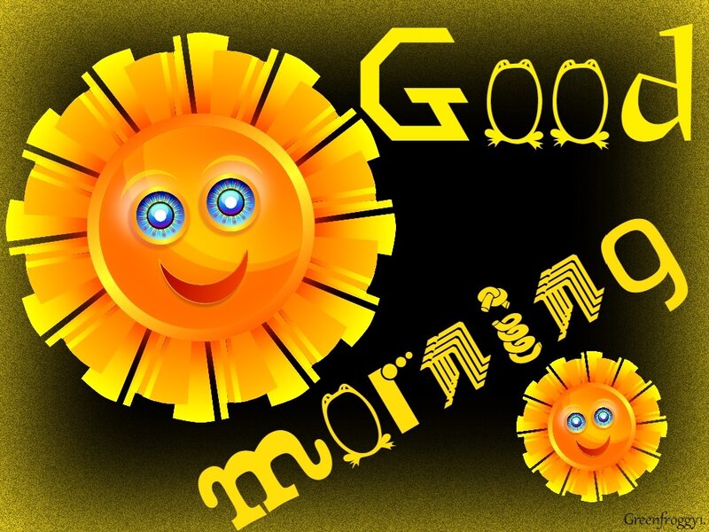 Smiling Sun Character — Yellow, Cheerful, Morning