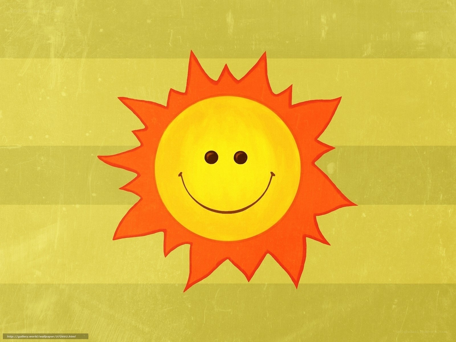 Smiling sun illustration