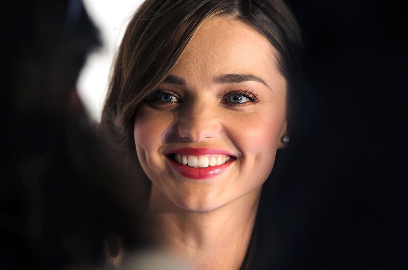smiling woman with blue eyes