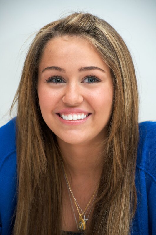 smiling woman with long hair