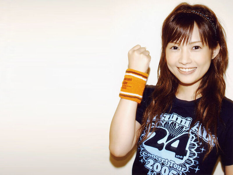 Smiling woman with wristband