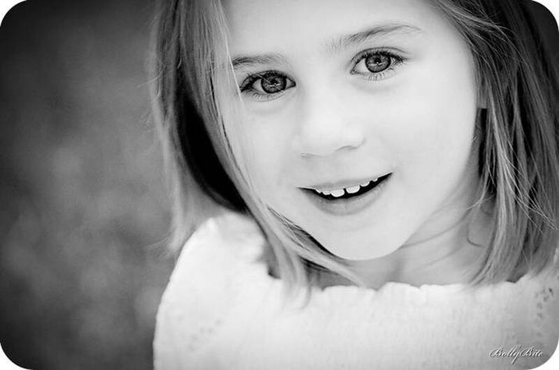 smiling young girl portrait