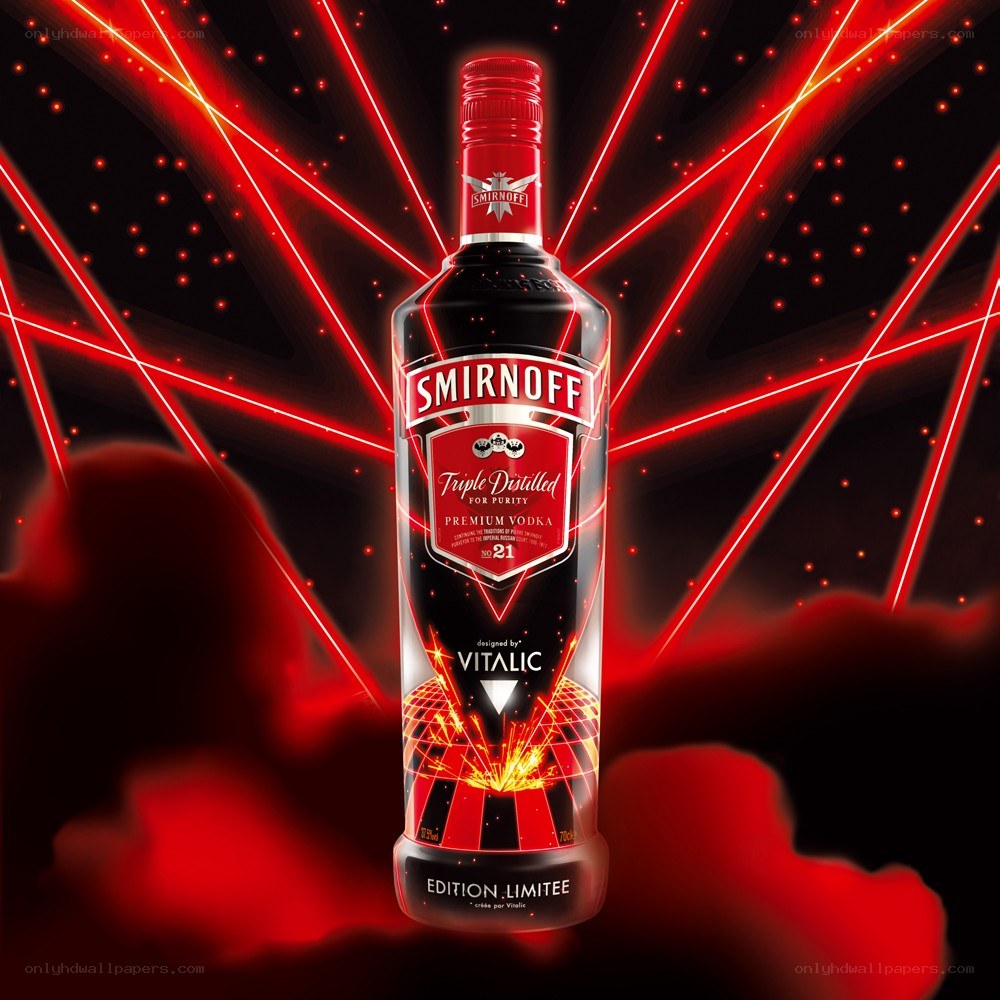 Smirnoff Red Bottle