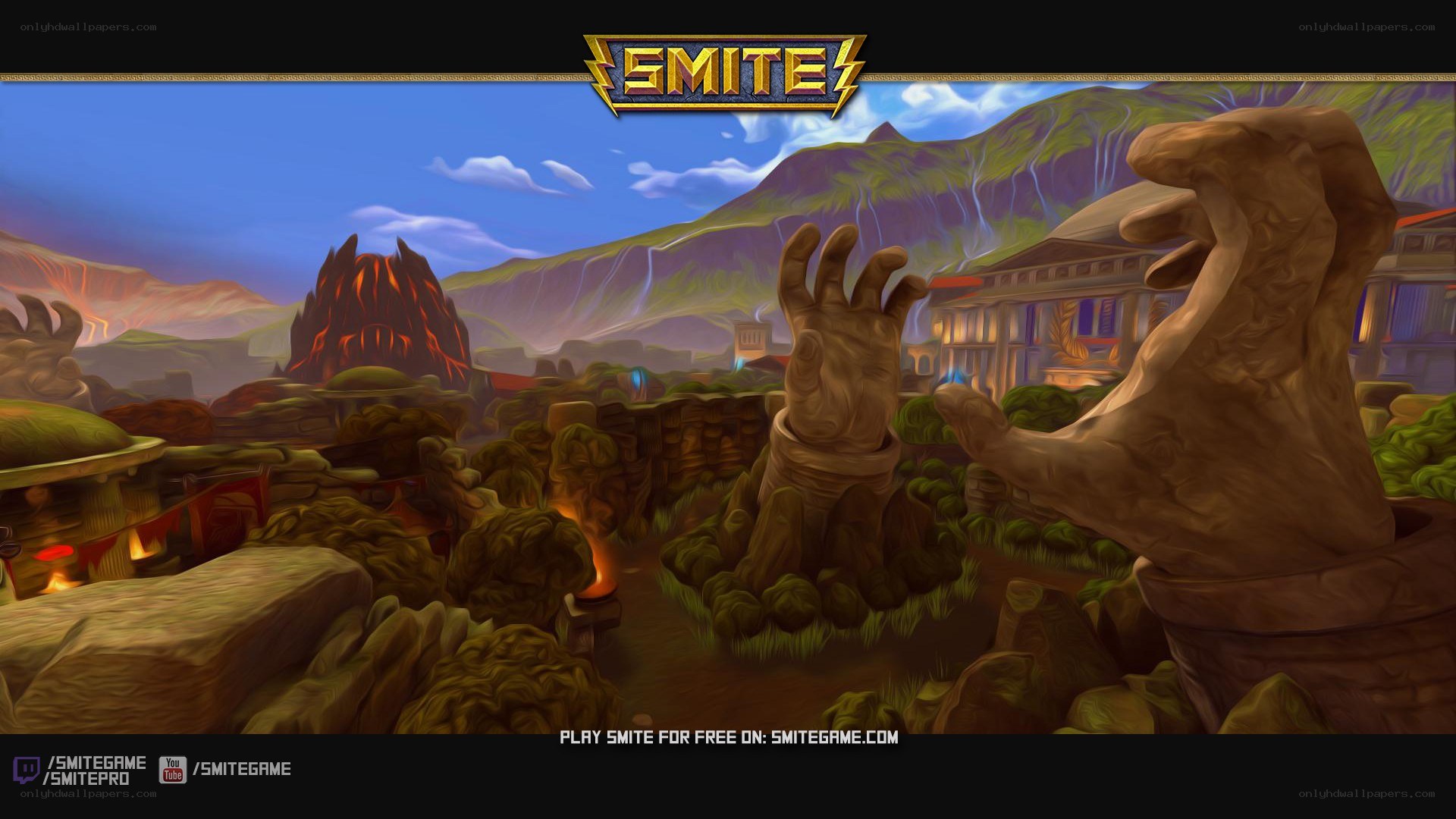 Smite game promotional art