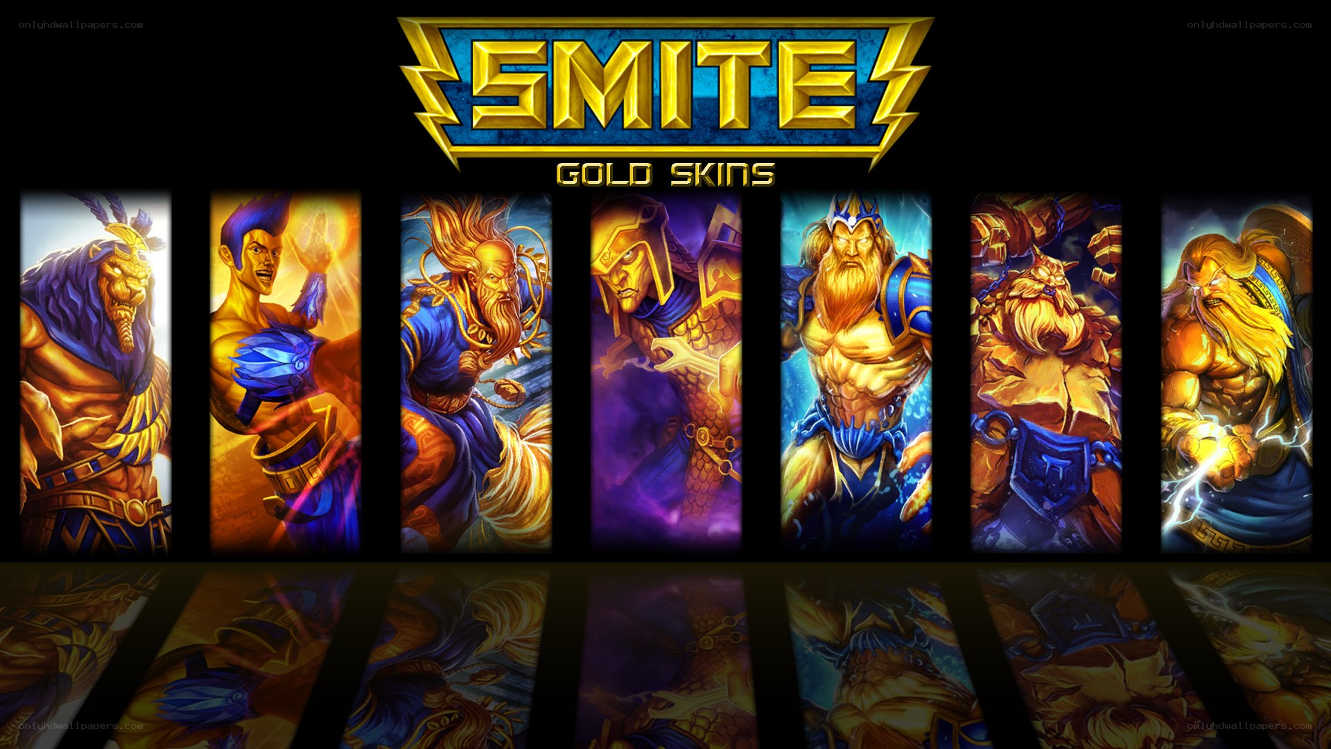 Smite Gold Skins Collection