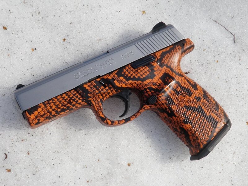 Smith & Wesson Pistol — Orange