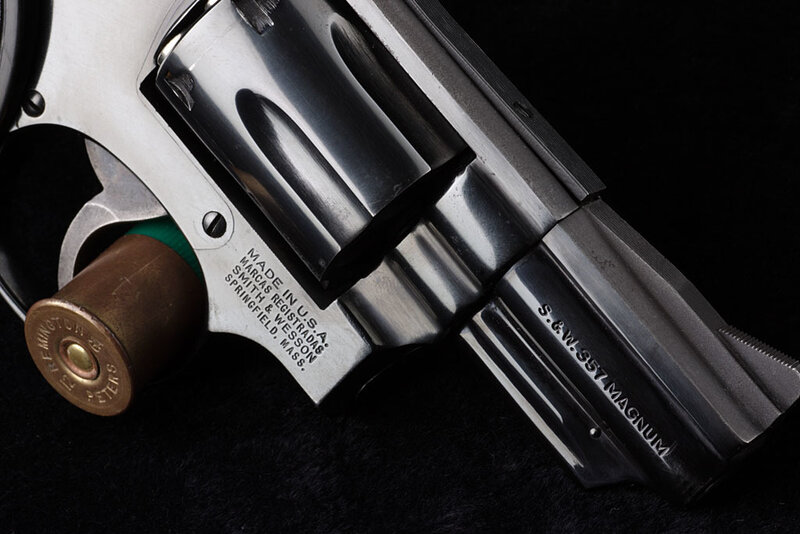 Smith & Wesson revolver close-up