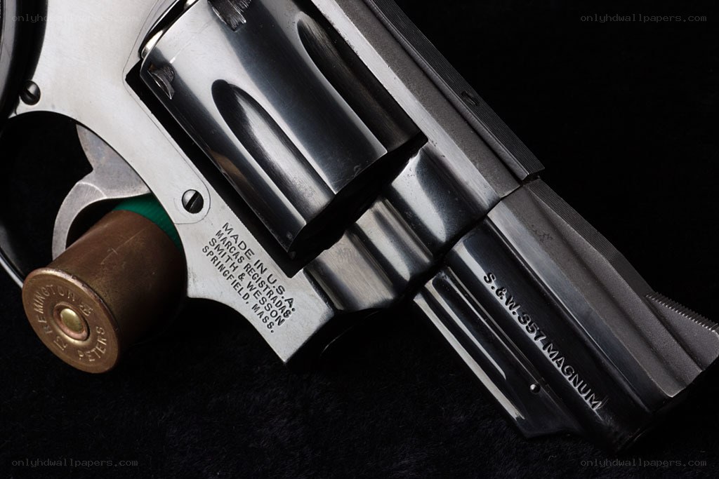 Smith & Wesson revolver close-up