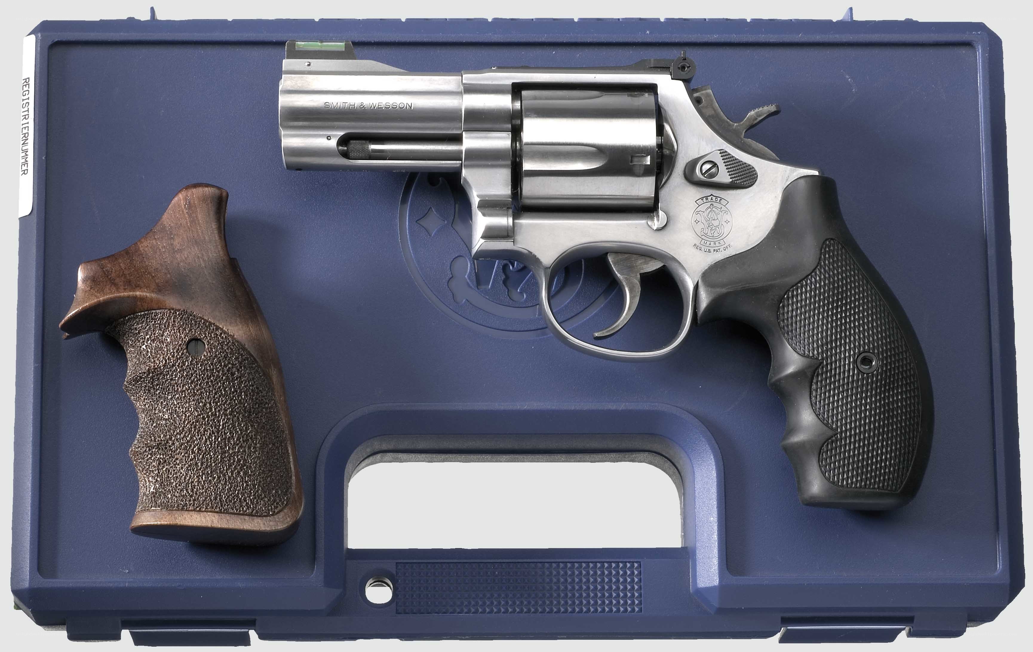 Smith & Wesson revolver in case