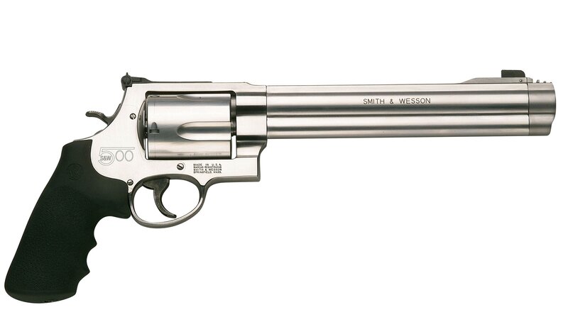Smith & Wesson Revolver — Silver, Neutral, Photograph, Barrel, Grip