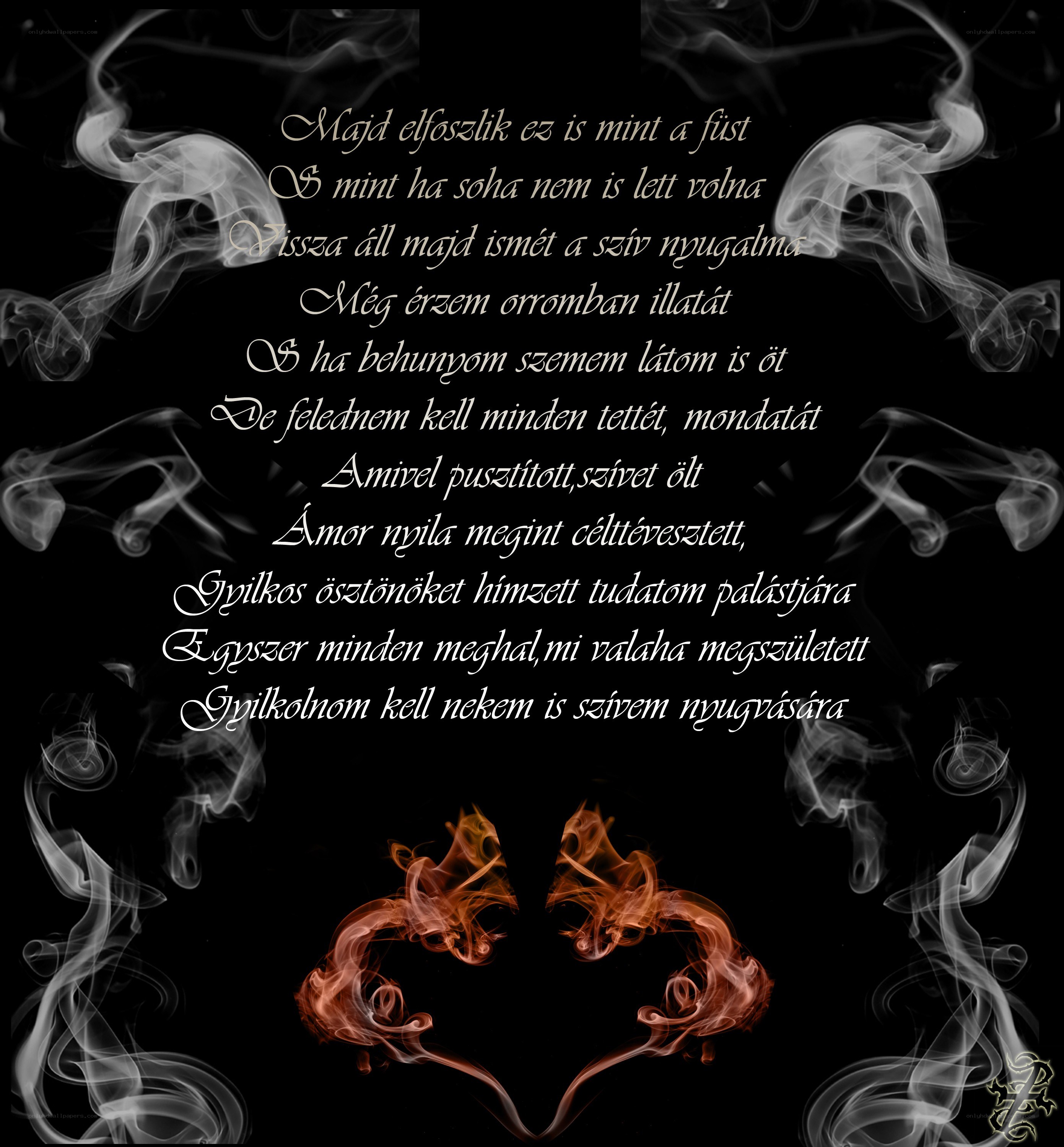 Smoke and fire poem