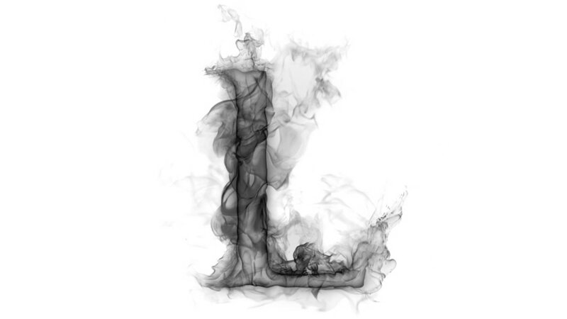 Smoke Forming Letter L