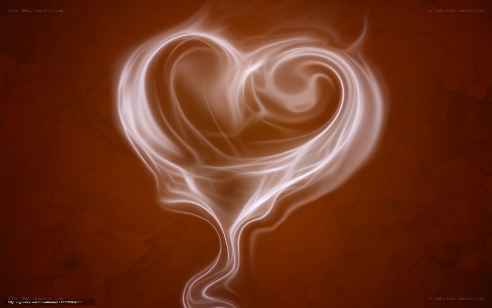 smoke heart shape