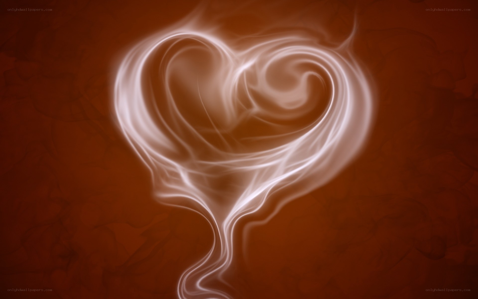 smoke heart shape