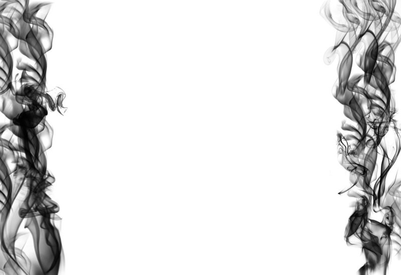 smoke on white background