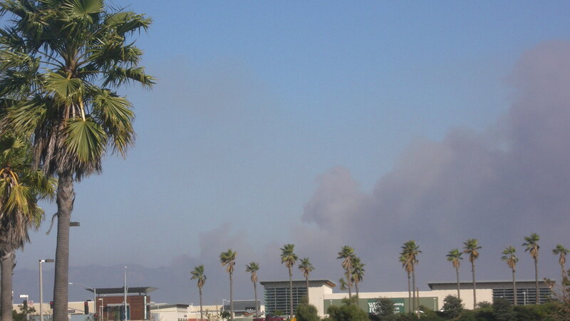 Smoke over Buildings