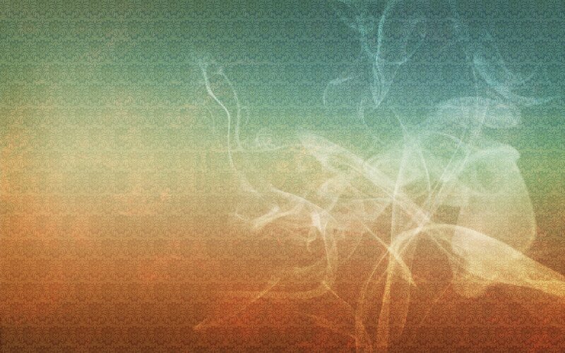 smoke over patterned background