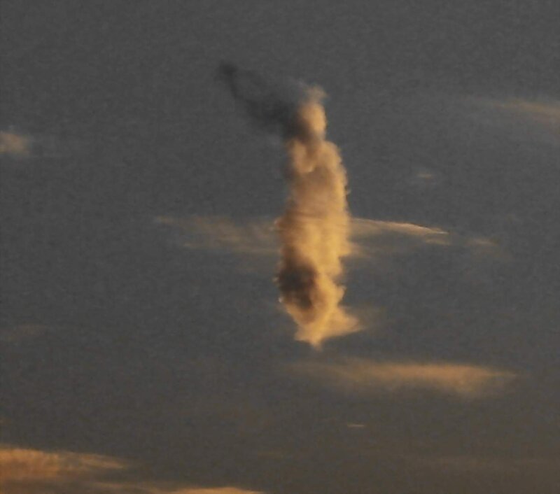 Smoke Plume in Sky