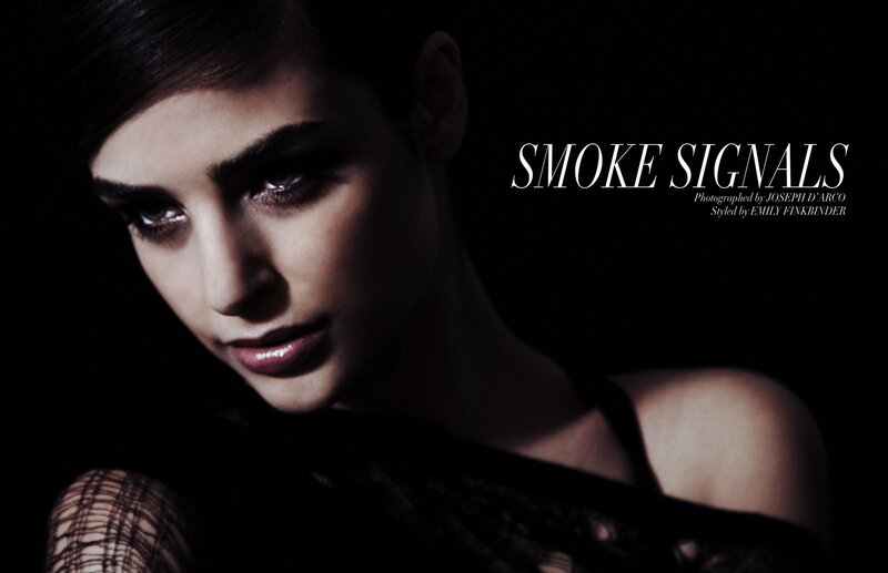 smoke signals fashion editorial