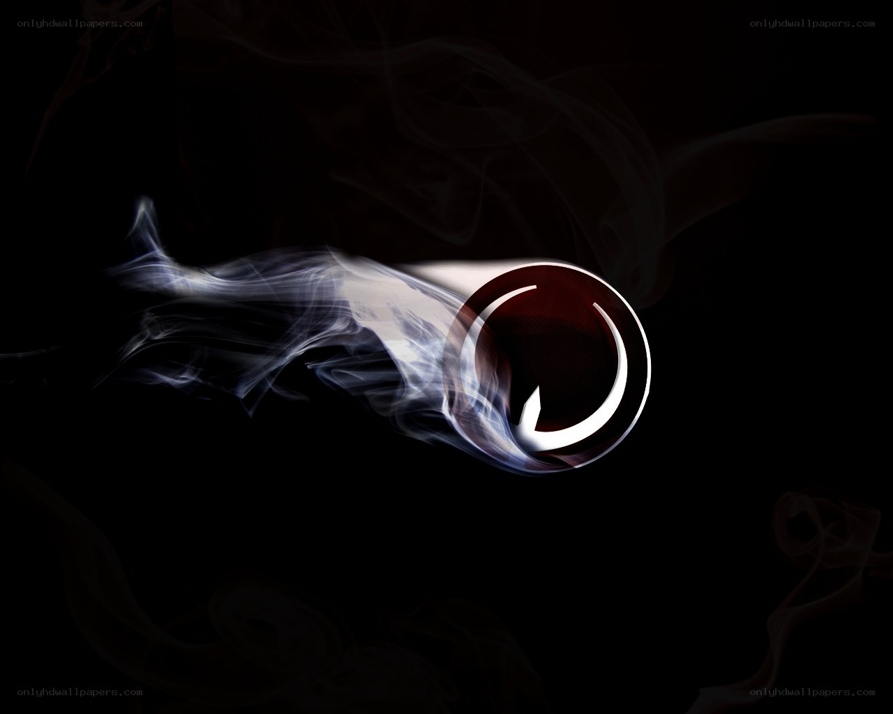 smoke swirl logo design
