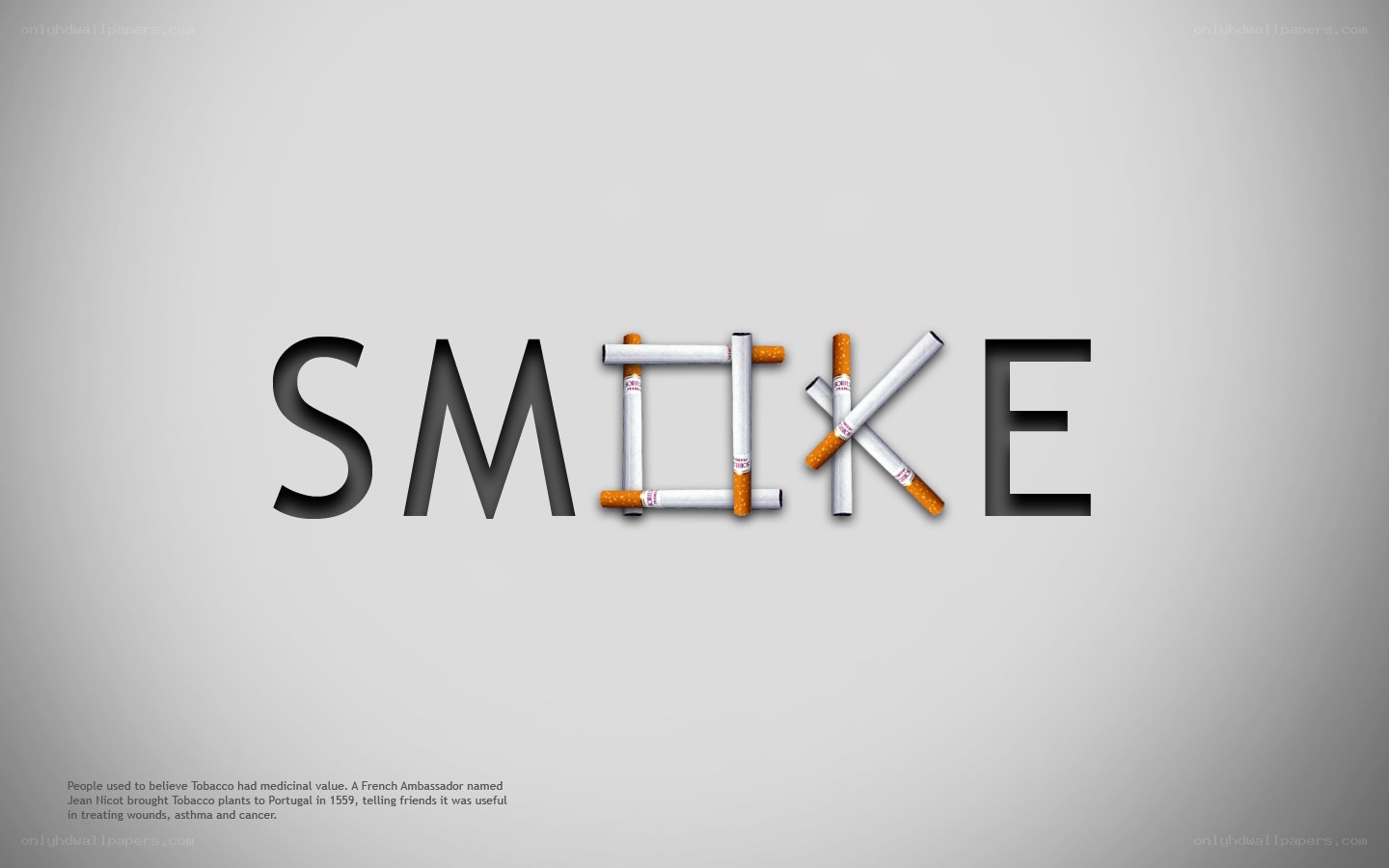 Smoking awareness graphic