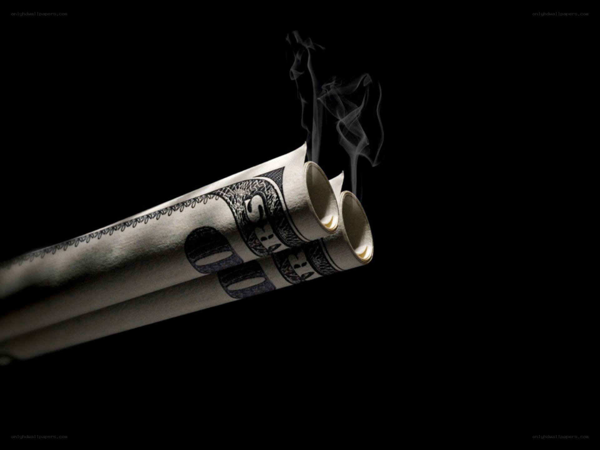 smoking money rolls