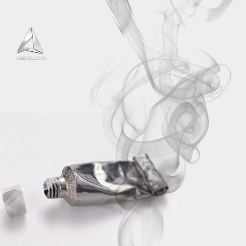 smoking paint tube