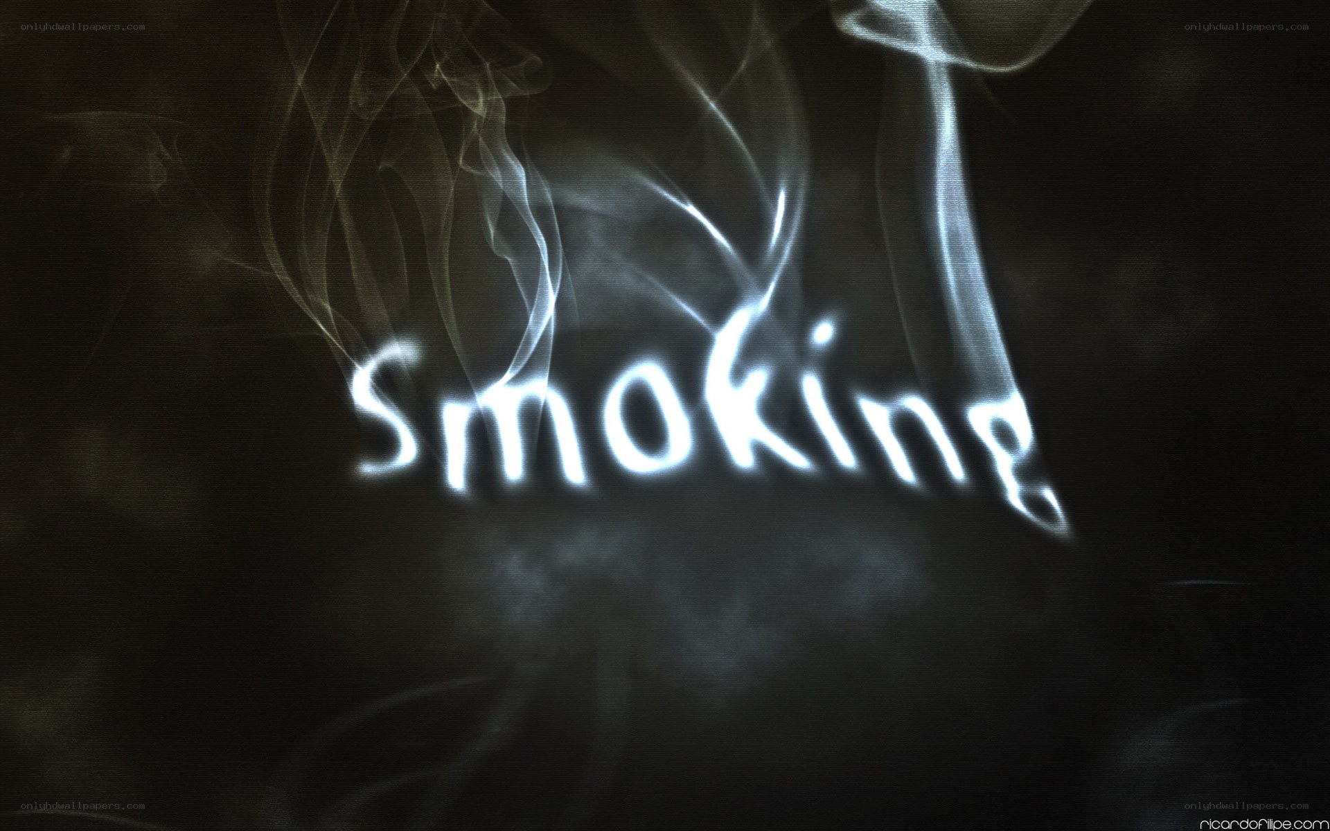 smoking word in smoke
