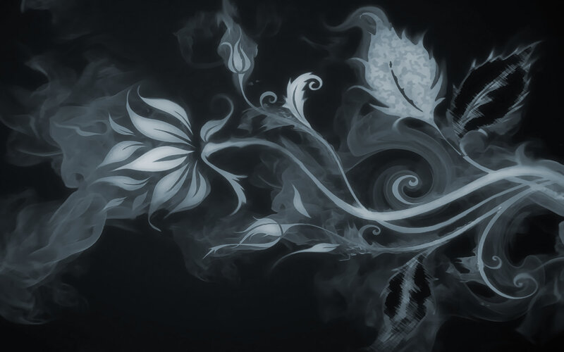 Smoky Floral Design