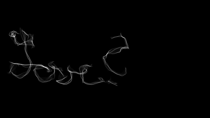 smoky word art
