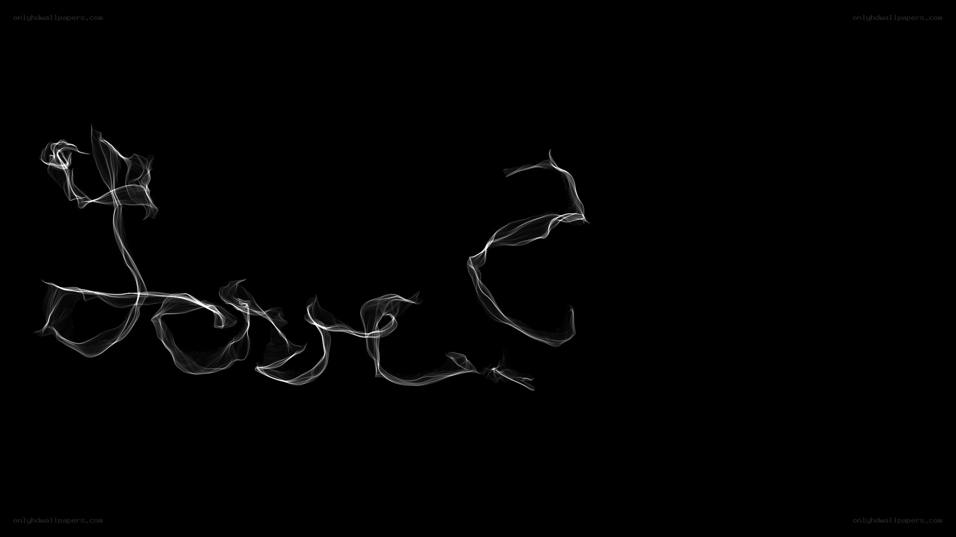 smoky word art