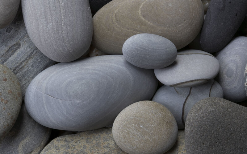 Smooth Gray Pebbles — Calm