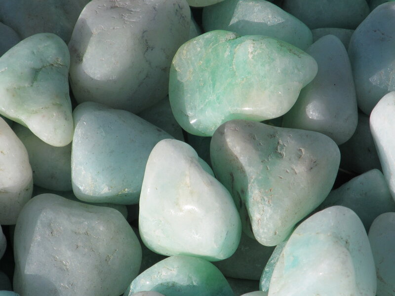 Smooth Green Stones
