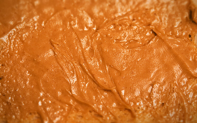 smooth orange spread texture