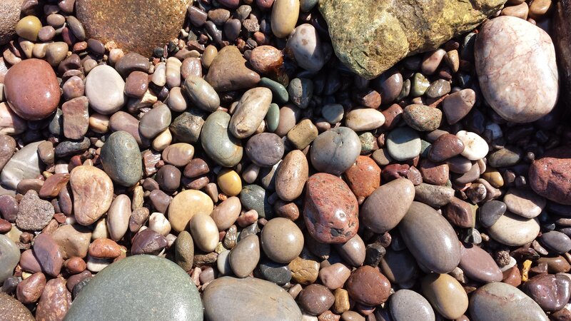 Smooth River Stones — Brown, Calm